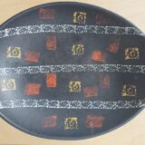 Flat empty pocket oval West Germany