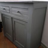 Dark gray Parisian sideboard