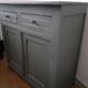 Buffet parisien gris fonce