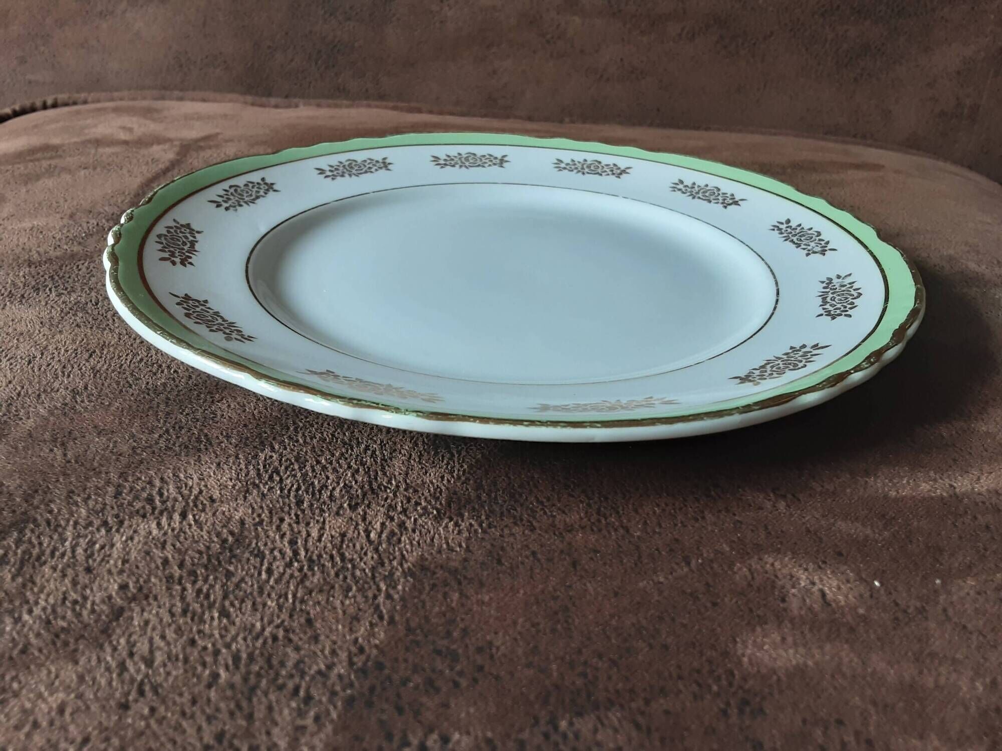 Set of 12 dessert plates from Faïencerie d Orchies