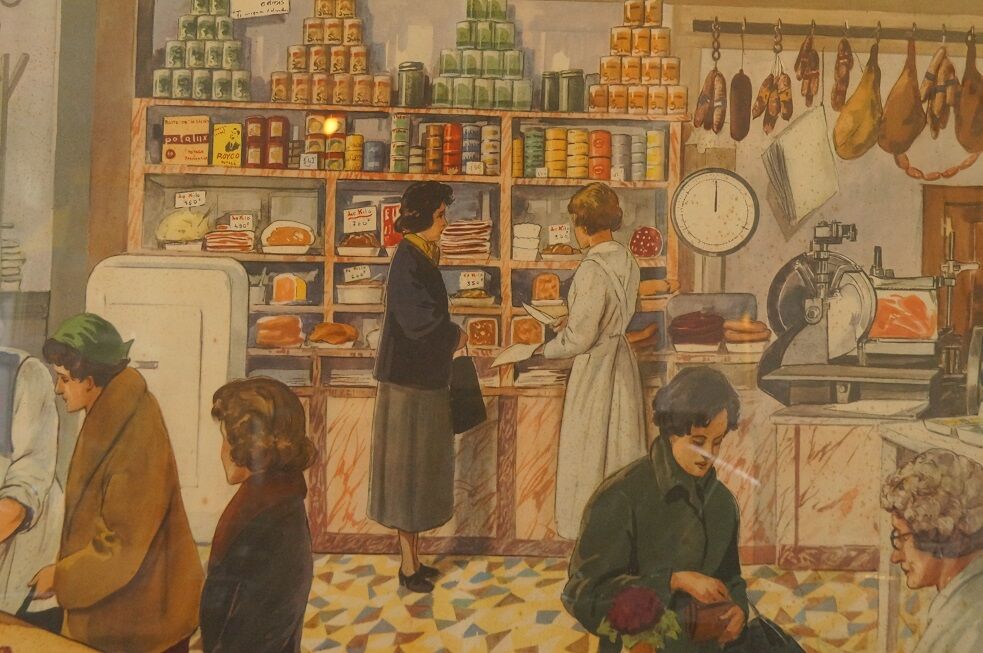 Poster school vintage 1950