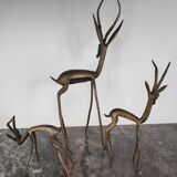 Brass antelopes