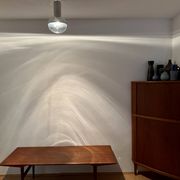 Set of 2 Large 1970s Modernist Flush Lamps by Motoko Ishii for Staff