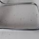 Vintage chrome and blue gray leather chair verkstads model motala 1950 sweden