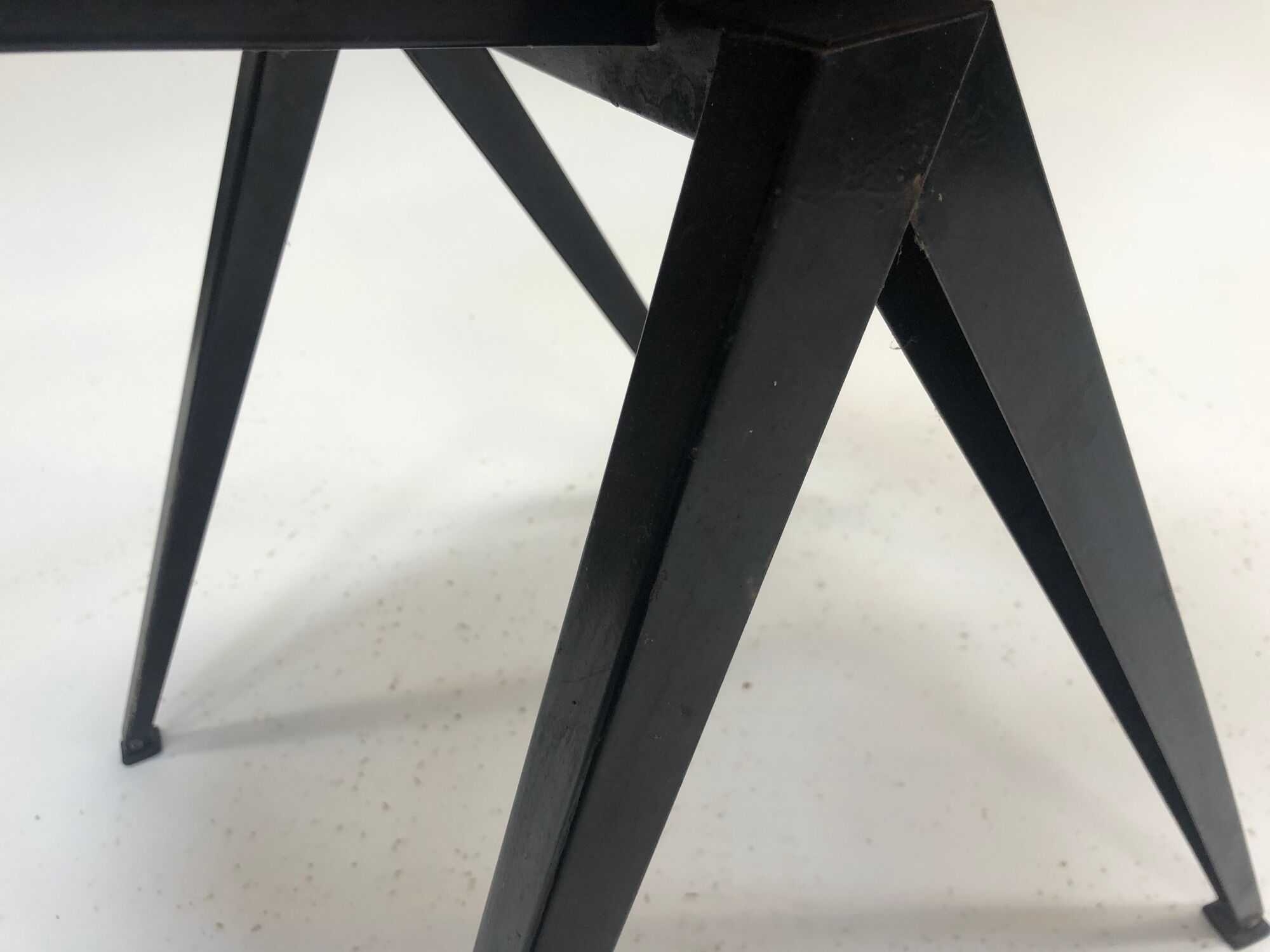 Lot of 4 vintage school chairs Galvanitas S16 Netherlands