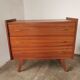 Commode vintage pied compas