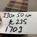 Old Turkish narrow Kilim Runner 330x50 cm, shabby chic, vintage kelim Pink Green