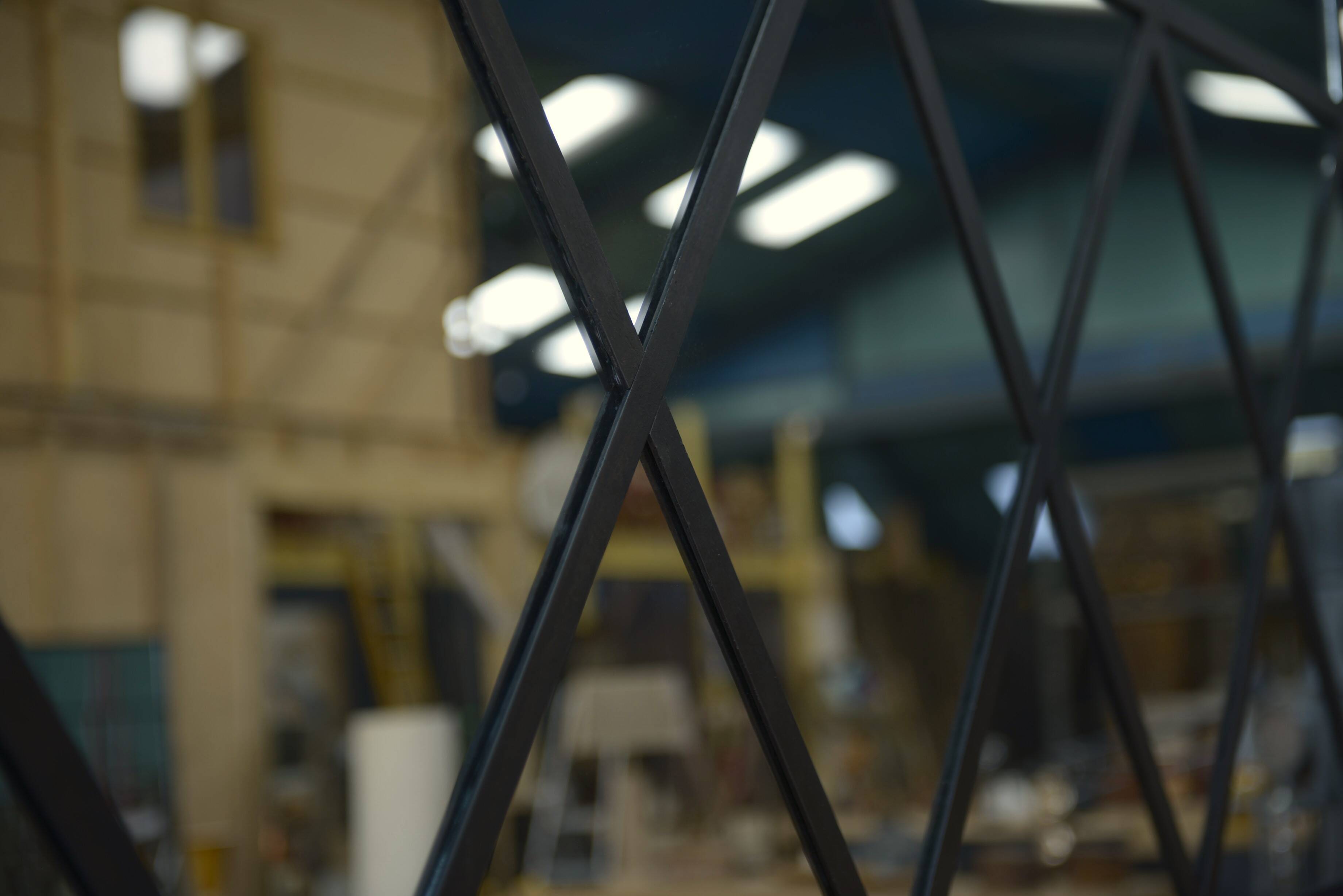Large industrial mirror from the 1960s.