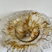 Suspension abat-jour verre de murano vintage
