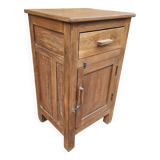 Old Burmese teak bedside table