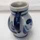 Handmade glazed stoneware pitcher with Handarbeit inscription