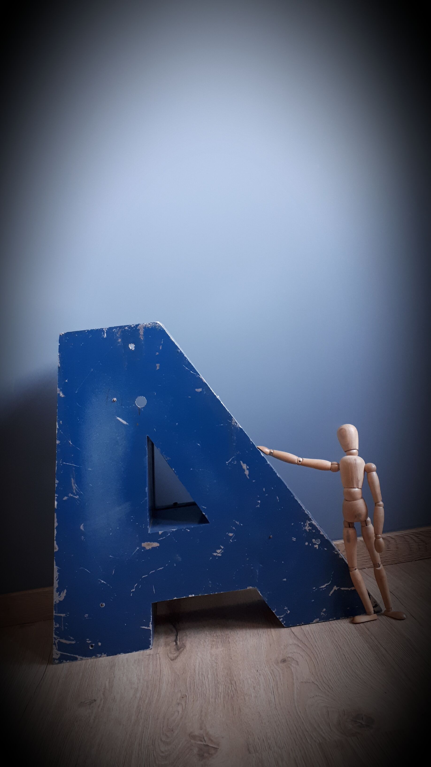 great letter sign has