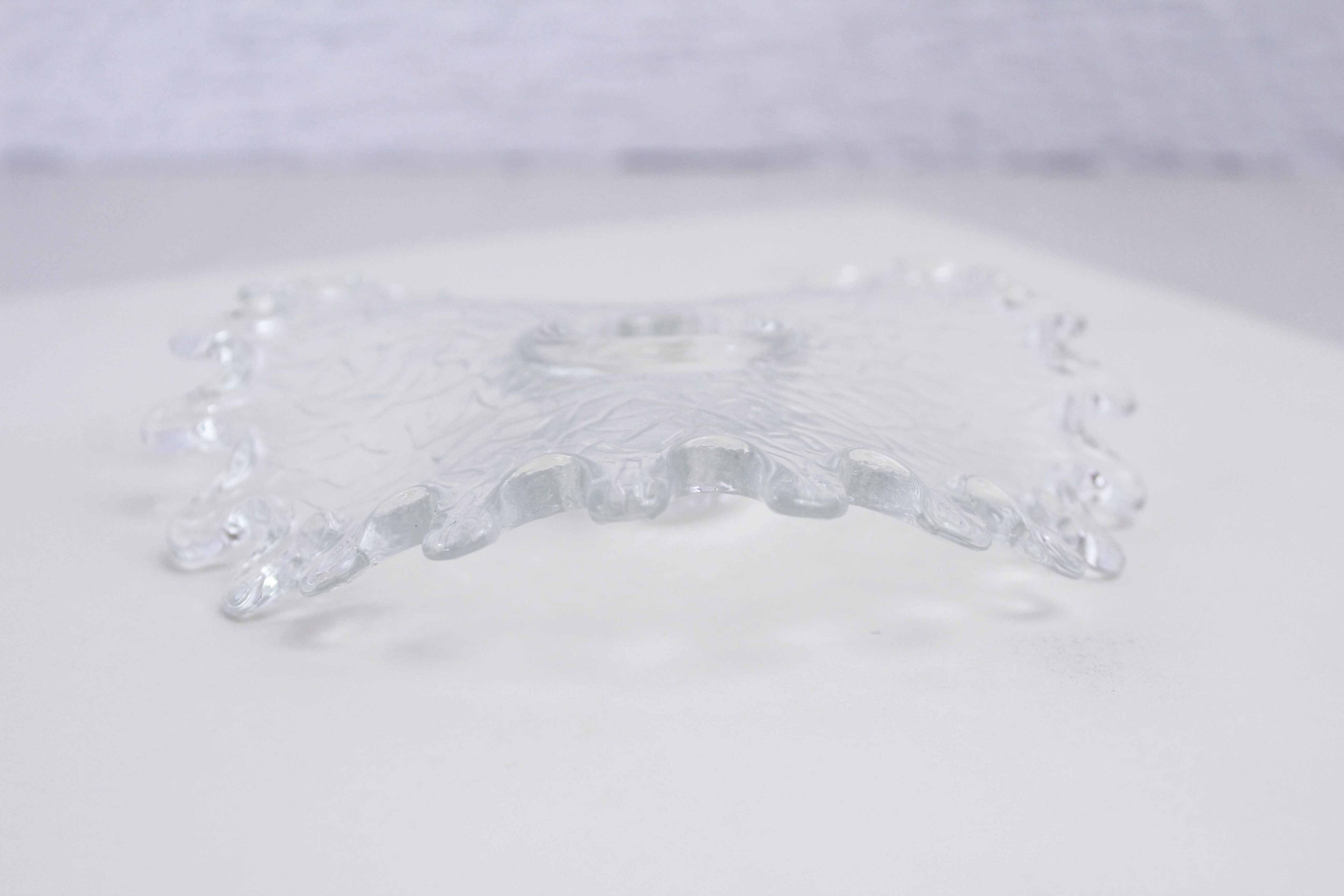 Vintage glass candle holder