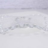 Bougeoir en verre vintage