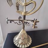 Max Le Verrier rooster candle holder