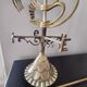 Max Le Verrier rooster candle holder
