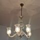Venini ceiling lamp in Murano glass, 1950