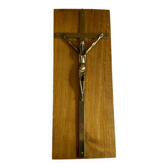 Wood metal crucifix