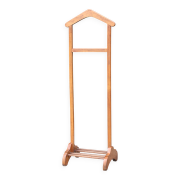 Vintage wooden valet stand / clothes stand from the 1960s