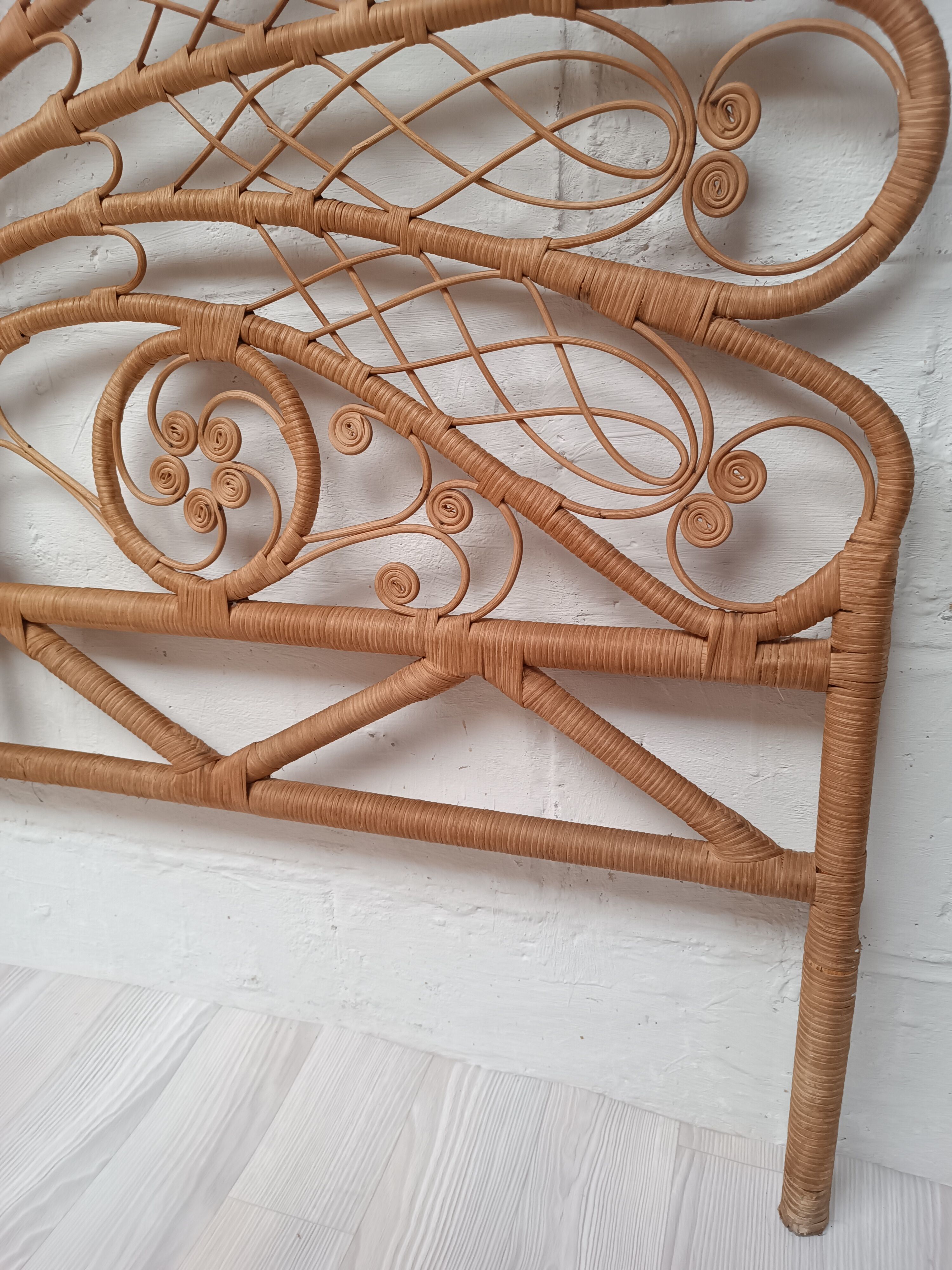 Rattan headboard 140 cm