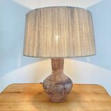 Ceramic table lamp by Jacques Blin, circa 1950.