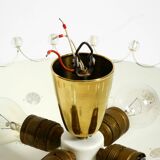 Beautiful large mid-century metal ceiling lamp by Emil Stejnar for Rupert N