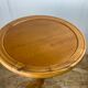 Solid wood tripod pedestal table 1900