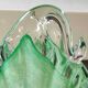 Vide poche/Porte courrier/Porte lettres. Forme aquatique organique. En verre d Art soufflé Murano Italie