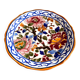Gien france : assiette à dessert décor aux pivoines, peint à la main (1960)