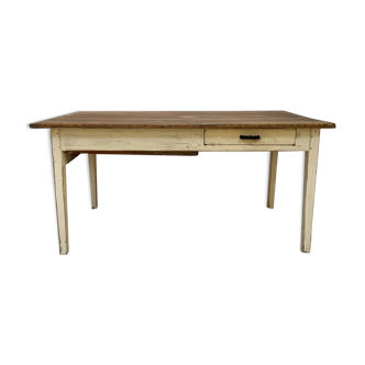Patinated farmhouse table