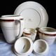 1920s coffee service Céranord from Saint-Amand, 24 pieces.