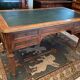 Late nineteenth century desk with retractable side shelves Louis XVI style
