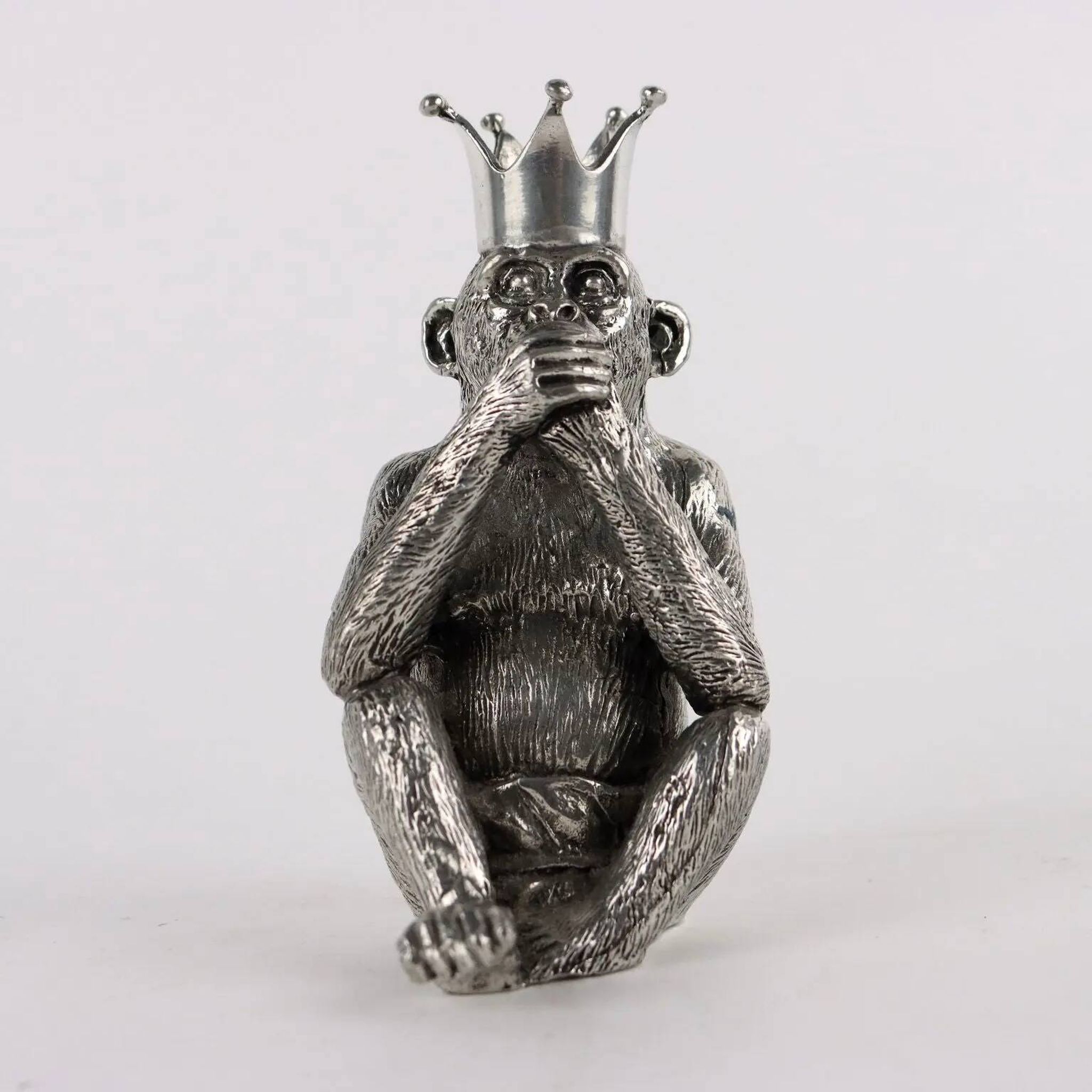 Vintage salt and pepper shaker set, design by Piero Figura, tin, 1980s-1990s.