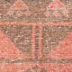 Turkish Salmon Brown Vintage Runner Rug, 91x362Cm