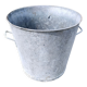 Old zinc basin