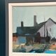 Original Swedish Oil on Canvas – “Huts on the Coast” (Attributed to Kai C.)