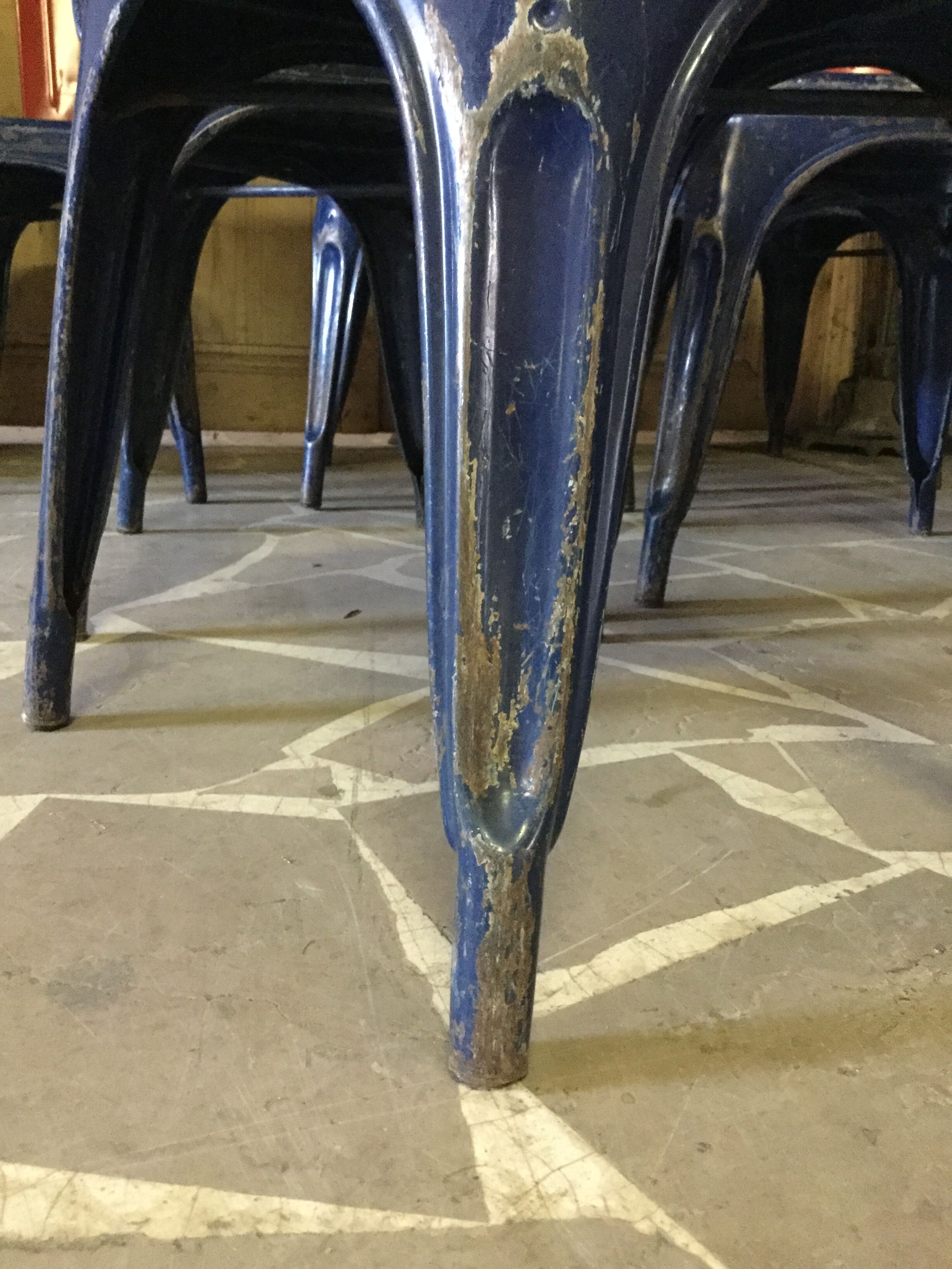 6 old Tolix chairs