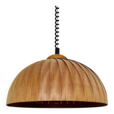 Large Wooden Pendant Lamp
