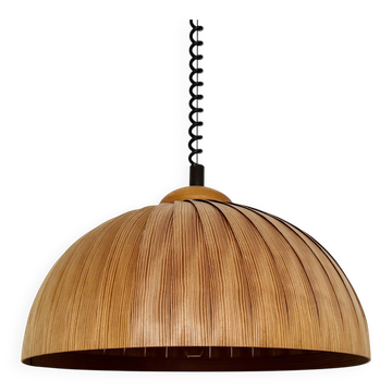 Large Wooden Pendant Lamp