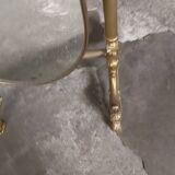 Psyche mirror in vintage gilded bronze