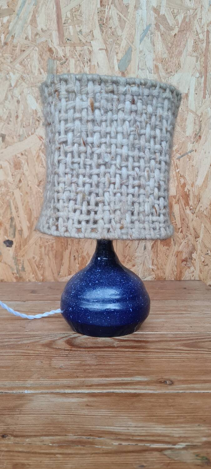 Lampe en grès vernissé 1960