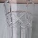 Cut crystal vase