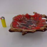 French studio ceramic bowl with fish from Vallauris, 1970s