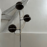 Chrome floor lamp Monix 3 vintage balls 1970