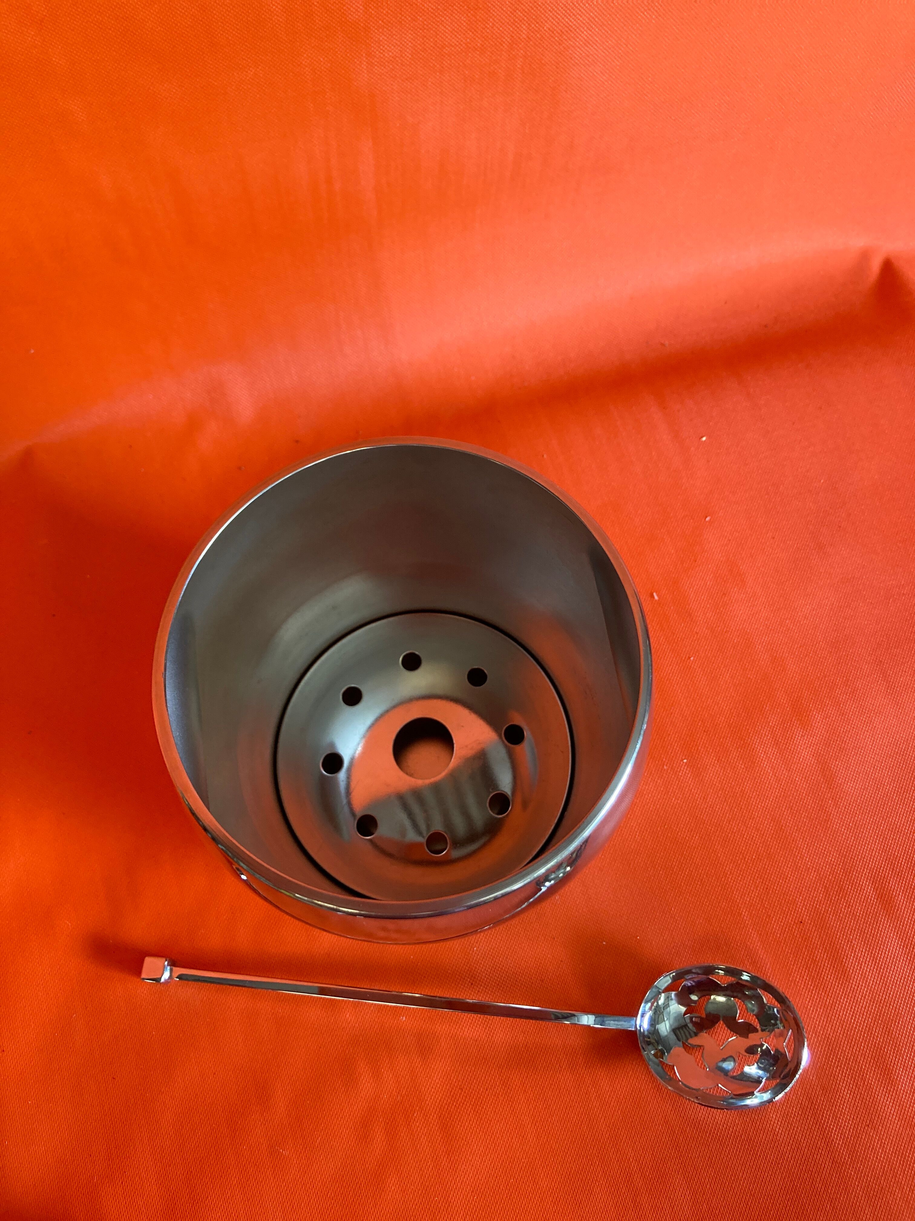 Ice bucket and its spoon Alfra Alessi