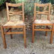 2 mulched chairs