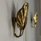 Set of four gilt brass wall lights, Tommaso Barbi, circa 1960.