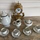 Bernardaud Limoges porcelain tableware set, Vercors model, platinum braid
