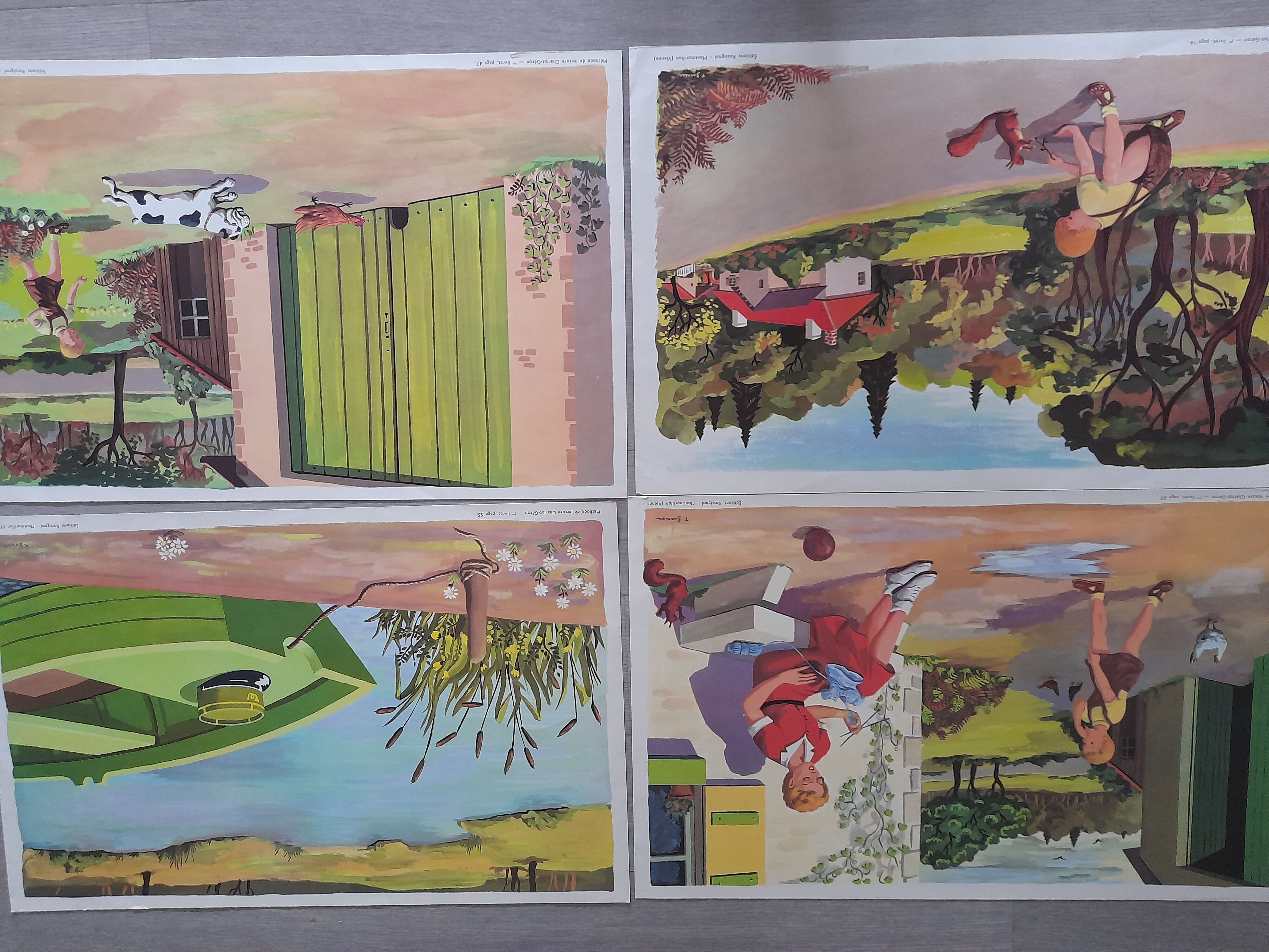 Rossignol frame set and 12 posters