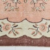 5x8 Peah Pink & Brown Floral Pattern Vintage Rug, 166x258Cm